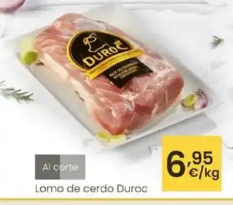 Eroski Lomo de cerdo Duroc oferta