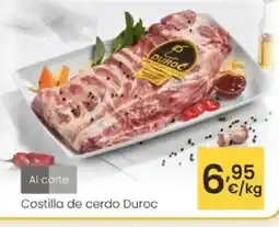Eroski Costilla de cerdo Duroc oferta