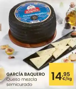 Eroski GARCÍA BAQUERO Queso mezcla semicurado oferta
