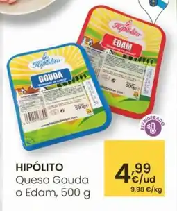Eroski HIPÓLITO Queso Gouda o Edam oferta