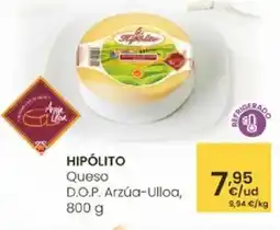 Eroski HIPÓLITO Queso D.O.P. Arzúa-Ulloa oferta