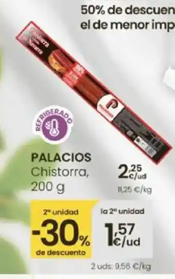 Eroski PALACIOS Chistorra oferta