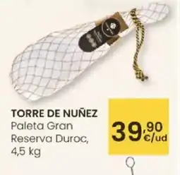 Eroski TORRE DE NUÑEZ Paleta Gran Reserva Duroc oferta