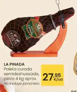 Eroski LA PINADA Paleta curada semideshuesada oferta