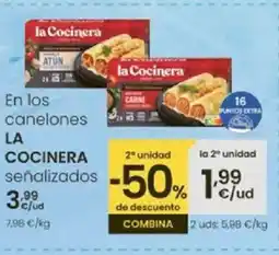 Eroski LA COCINERA En los canelones oferta