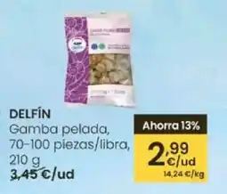 Eroski DELFÍN Gamba pelada oferta