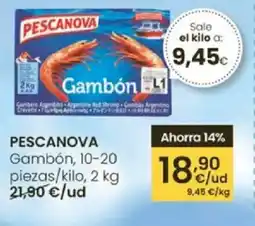 Eroski PESCANOVA Gambón oferta