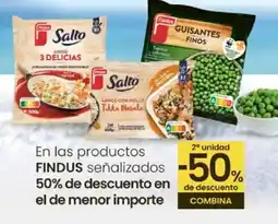 Eroski FINDUS En las productos señalizados oferta