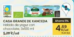 Eroski CASA GRANDE DE XANCEDA Helado de yogur con chocolate oferta