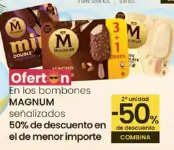 Eroski MAGNUM En los bombones oferta