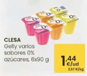 Eroski CLESA Gelly varios sabores 0% azúcares oferta