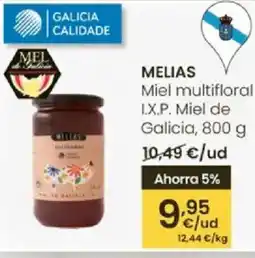 Eroski MELIAS Miel multifloral I.X.P. Miel de Galicia oferta