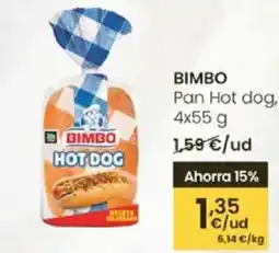 Eroski BIMBO Pan Hot dog oferta