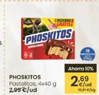 Eroski PHOSKITOS Pastelitos oferta