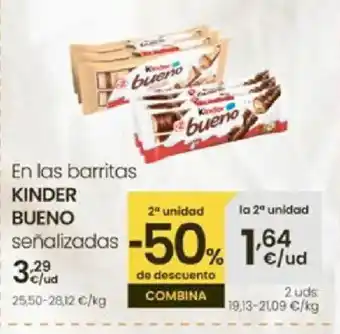 Eroski KINDER BUENO En las bariitas oferta