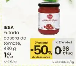Eroski IBSA Fritada casera de tomate oferta