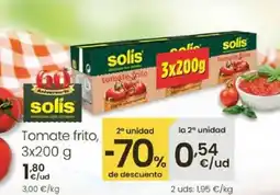 Eroski SOLIS Tomate frito oferta