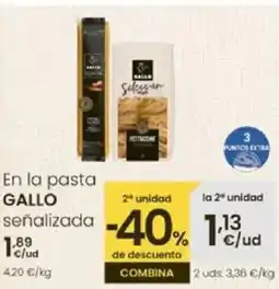 Eroski GALLO En la pasta oferta