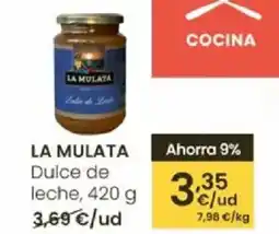 Eroski LA MULATA Dulce de leche oferta