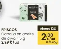 Eroski FRISCOS Caballa en aceite de oliva oferta