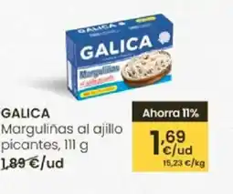 Eroski GALICA Marguliñas al ajillo picantes oferta