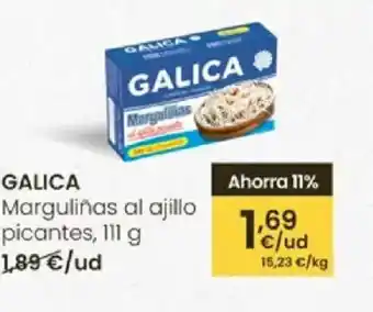 Eroski GALICA Marguliñas al ajillo picantes oferta