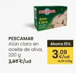 Eroski PESCAMAR Atún claro en aceite de oliva oferta