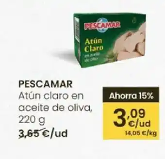 Eroski PESCAMAR Atún claro en aceite de oliva oferta
