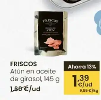 Eroski FRISCOS Atún en aceite ge girasol oferta
