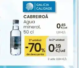 Eroski CABREIROÁ Agua mineral oferta
