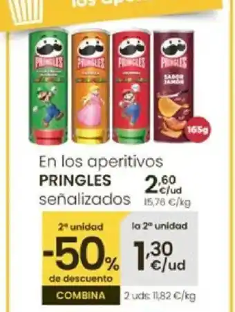 Eroski PRINGLES En los aperitivos oferta