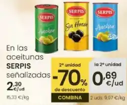 Eroski SERPIS En las aceitunas oferta