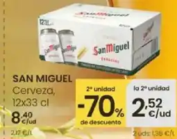 Eroski SAN MIGUEL Cerveza oferta