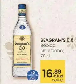 Eroski SEAGRAM'S 0,0 Bebida sin alcohol oferta