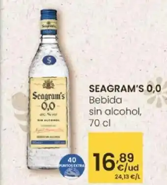 Eroski SEAGRAM'S 0,0 Bebida sin alcohol oferta
