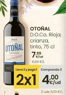 Eroski OTOÑAL D.O.Ca. Rioja crianza tinto oferta