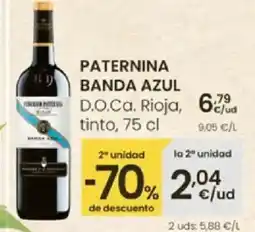 Eroski PATERNINA BANDA AZUL D.O.Ca. Rioja oferta