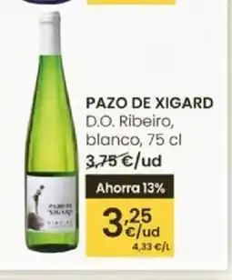 Eroski PAZO DE XIGARD D.O. Ribeiro oferta