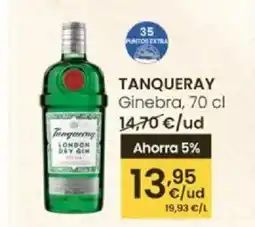 Eroski TANQUERAY Ginebra oferta