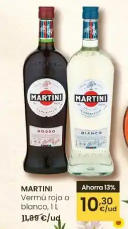 Eroski MARTINI Vermú rojo o blanco oferta