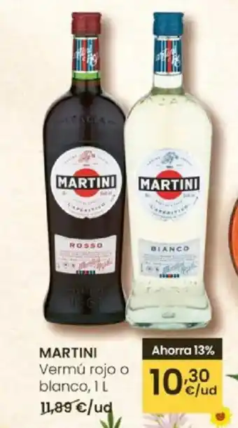 Eroski MARTINI Vermú rojo o blanco oferta