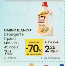 Eroski OMINO BIANCO Detergente liquido Marsella oferta