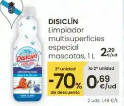 Eroski DISICLÍN Limpiador multisuperficies especial oferta