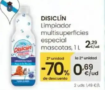 Eroski DISICLÍN Limpiador multisuperficies especial oferta