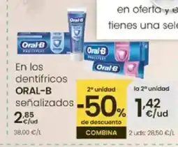 Eroski ORAL B EN los dentifricos oferta