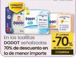 Eroski DODOT En las toallitas oferta
