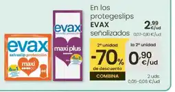 Eroski EVAX En los protegeslips oferta