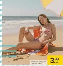 Eroski Top bikini triángulo o braga bikini oferta