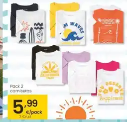 Eroski Pack 2 camisetas oferta