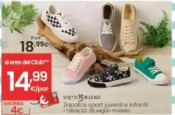 Eroski Zapatos sport juvenil e infantil oferta